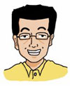 西邑 孝史の似顔絵