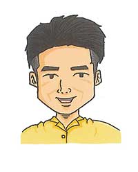 大友 貴生の似顔絵